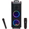 aiwa portable tws trolley party speaker rgb lighting rms 80w kbtus 608 photo