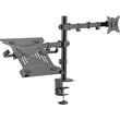 sbox desktop mount for screen and laptop 17 32 43 81cm vesa 100x100 max lcd lm01 2 photo