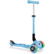 globber scooter junior foldable fantasy lights flowers pastel blue 433 200 photo