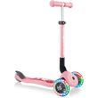 globber scooter junior foldable fantasy lights flowers pastel pink 433 210 photo