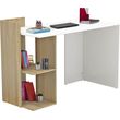 grafeio melaminis me rafia syndya hm899402 sonama leyko 112x55x85y ek photo