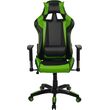 polythrona gaming racing hm105603 mayro prasino pu 67x70x134 ek photo