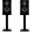 wharfedale aura1 high gloss black stands zeygos photo
