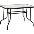trapezi adam hm502003 metalliko mayro me gyalini epifaneia 110x60x71yek photo