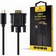 cablexpert usb c to vga m adapter 2m black retail pack a cm vgam 01 photo