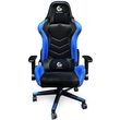 gembird gaming chair leather black blue gc 01 blue photo