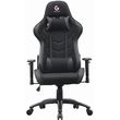 gembird gaming chair leather black gc 01 bl photo