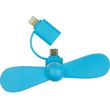 grab n go 2 in 1 mini fan for smartphones blue gng 151 photo