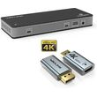 wavlink thunderbolt 3 docking station with charge pd 60w with dp to hdmi 4k 60hz adapter wl utd21h photo