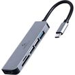 cablexpert usb type c 6in1 multi port adapter hub hdmi card reader a cm combo6 02 photo