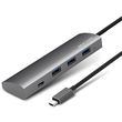 wavlink superspeed usb 30 type c 4 port aluminum hub wl uh3047c1 photo