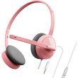 alcatroz wired headset jack 35mm pink xp1p photo