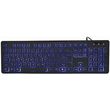 gembird 3 color backlight keyboard black kb uml3 02 photo