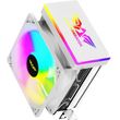 armaggeddon rgb silent 9cm cpu cooling fan 2 heat pipes white blizzard1 w photo