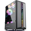 armaggeddon gaming pc case with 3 argb fans tritron pro 300 black tritron300pro b photo