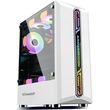 armaggeddon gaming pc case with 3 argb fans tritron pro 300 white tritron300pro w photo