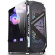 armaggeddon gaming pc case with 4 argb fans tritron pro 200 black tritron200pro b photo