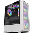 armaggeddon gaming pc case with 4 argb fans tritron pro 100 white tritron100pro w photo