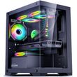 armaggeddon gaming pc case matx aquaron black aquaronb photo