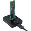 gembird desktop usb type c m2 sata nvme ssd drive docking station black dd u3m2 photo