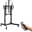 gembird motorized height adjustable tv floor stand with caster wheels and remote 55 100 tvs 100t 01 photo gembird motorized height adjustable tv floor stand with caster wheels and remote 55 100 tvs 100t 01 photo