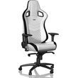 noblechairs epic gaming chair breathable 4d armrests 60mm casters black white photo
