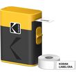 kodak label era m50 label maker machine yellow label printer with 1 roll sticker label photo