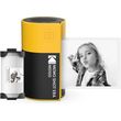 kodak memo shot era 2 in 1 instant camera and photo label printer one roll yellow photo