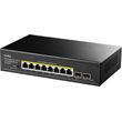 cudy gs1008ps2 8 port unmanaged poe 120w gigabit switch 2 sfp ports photo