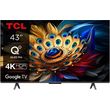 tv tcl 43c655 43 qled 4k uhd smart wifi google tv photo