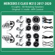 diq ambient 8176 ed117 benz e w213 diq ambient light for mercedes e w213 mod2017 20 14 lights photo