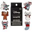 loungefly disney lilo stitch holiday mystery box pin set photo