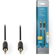nedis cabw22000at10 stereo audio cable 35 mm male 35 mm male 10m anthracite photo