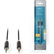 nedis cabw22000at30 stereo audio cable 35 mm male 35 mm male 30 m anthracite photo