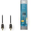 nedis cabw22000at50 stereo audio cable 35 mm male 35 mm male 50 m anthracite photo