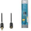 nedis cabw22050at20 stereo audio cable 35 mm male 35 mm female 20 m anthracite photo