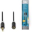 nedis cabw22050at50 stereo audio cable 35 mm male 35 mm female 50 m anthracite photo