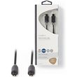 nedis cabw25000at30 optical audio cable toslink male toslink male 30 m anthracite photo