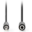 nedis cagl22050bk50 stereo audio cable 35mm male 35mm female 500m black photo