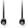 nedis cagl23000bk20 stereo audio cable 635mm male 635mm male 200m black photo