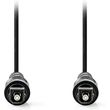 nedis cagl25000bk10 optical audio cable toslink male toslink male 100m black photo