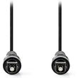 nedis cagl25000bk20 optical audio cable toslink male toslink male 200m black photo