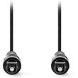 nedis cagl25000bk50 optical audio cable toslink male toslink male 500m black photo