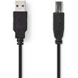 nedis ccgb60100bk20 usb 20 cable a male b male 20 m black photo