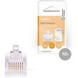 nedis ccgb89300tp cat 5 network connector rj45 8p8c male 10 pieces transparentp photo