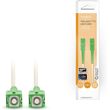 nedis ccgb89610wt20 glass fiber patch cable smf single mode phase sc apc sc upc 200m white photo