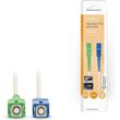 nedis ccgl34800bk20 hdmi cable hdmi male dvi d 24 1 pin male 1080p 200m black photo