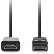 nedis ccgl37100bk30 displayport cable displayport male hdmi male 1080p 300m black photo