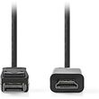 nedis ccgl37200bk10 displayport cable displayport male dvi d 24 1 pin male 100m black photo