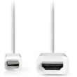 nedis ccgl52000iv20 serial cable d sub 9 pin male d sub 9 pin male 200m ivory photo